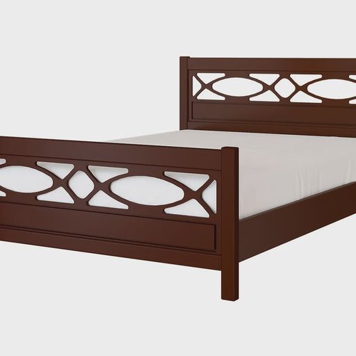 Кровать «Лоренса», орех